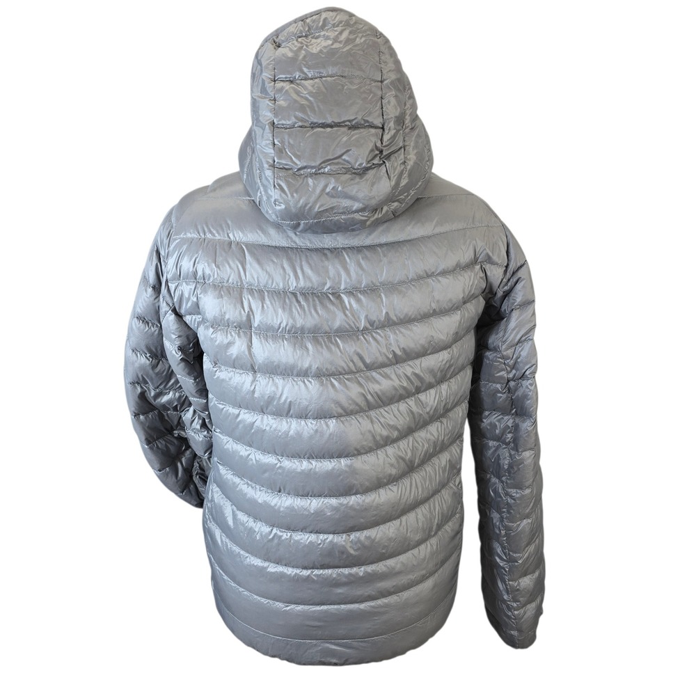 Uniqlo MoMA Keith Haring Silver Puffer Jacket Down Hooded 2014 Special Edition 8 - Picture 3 of 13